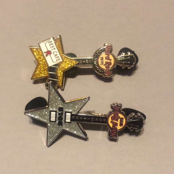 2012 Hollywood award silver star guitar, Hollywood 2012 gold award guitar - Picture 4 of 16